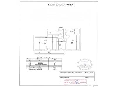 Apartament 2 camere, 73mp! Finalizat!