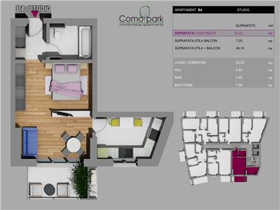 Garsoniera in Ansamblul ComoPark  bloc B!